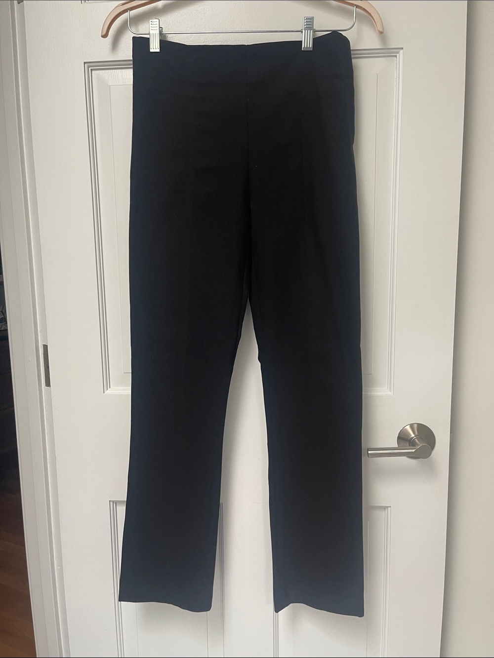 MM Lafleur Black Foster Pants w adjustable hem - sz 8
